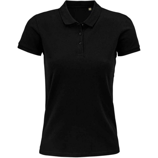 SOLS Dam/Kvinnor Planet Organic Polo Shirt 3XL Svart Black 3XL