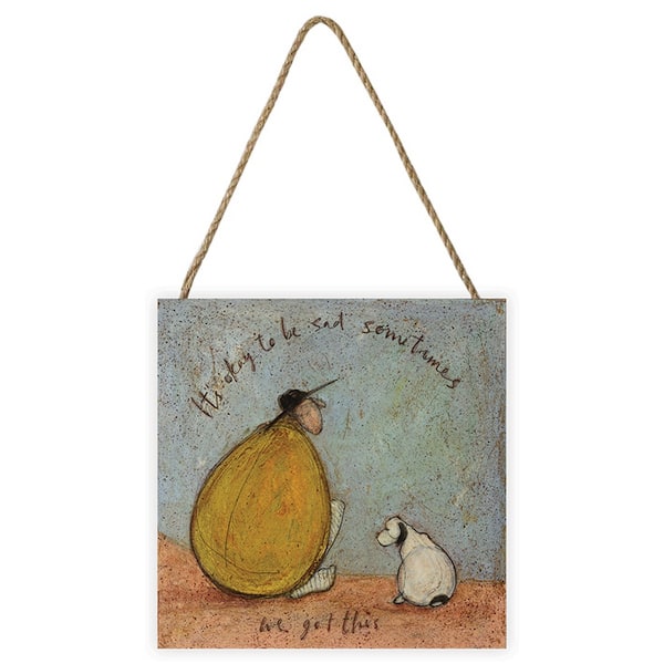 Sam Toft We Got This Träblock En Storlek Grå/Brun/Gul Grey/Brown/Yellow One Size