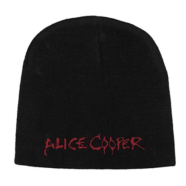 Alice Cooper Unisex Vuxen Logo Mössa One Size Svart Black One Size