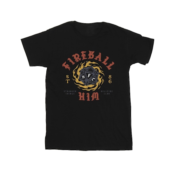 Netflix Stranger Things Fireball Dice 86 T-shirt M Svart Black M