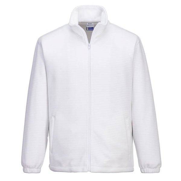Portwest Unisex ESD Antistatisk Fleecejacka 3XL Vit White 3XL