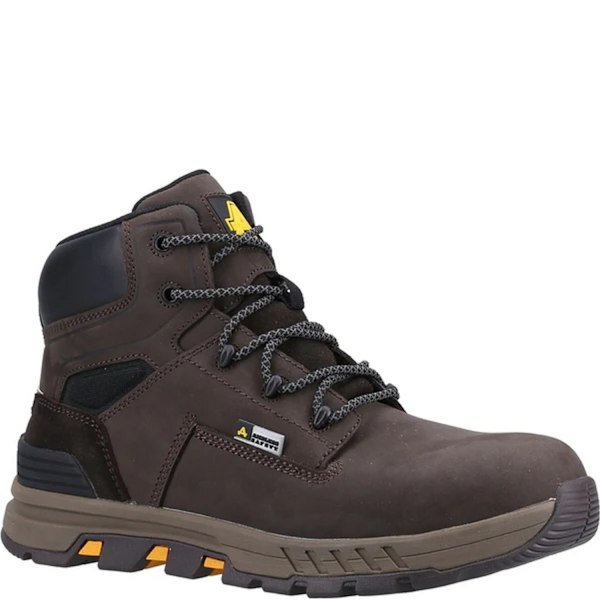 Amblers herr AS261 Crane Grain lädersäkerhetskängor 10.5 UK Bro Brown 10.5 UK