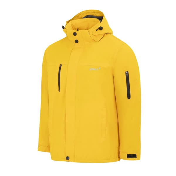 Gelert Herr Solid Hooded Regular Parka S Gul Yellow S