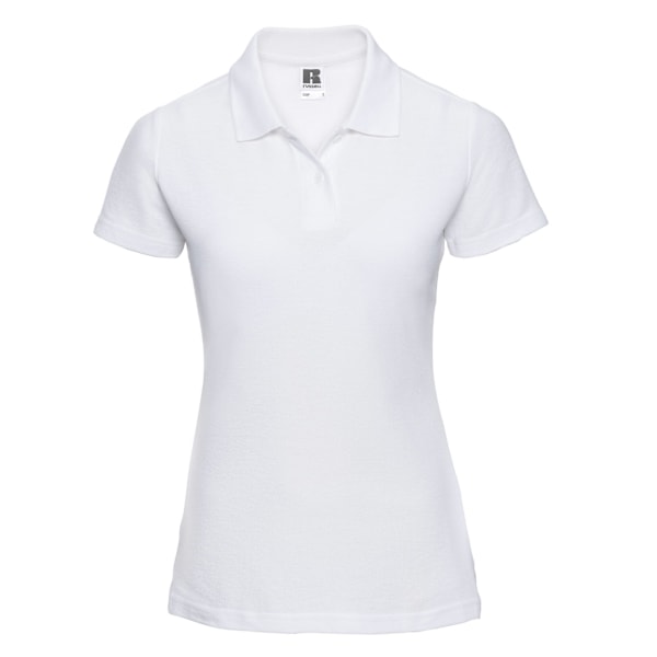 Russell Dam/Dam Pique Poloskjorta 18 UK Vit White 18 UK