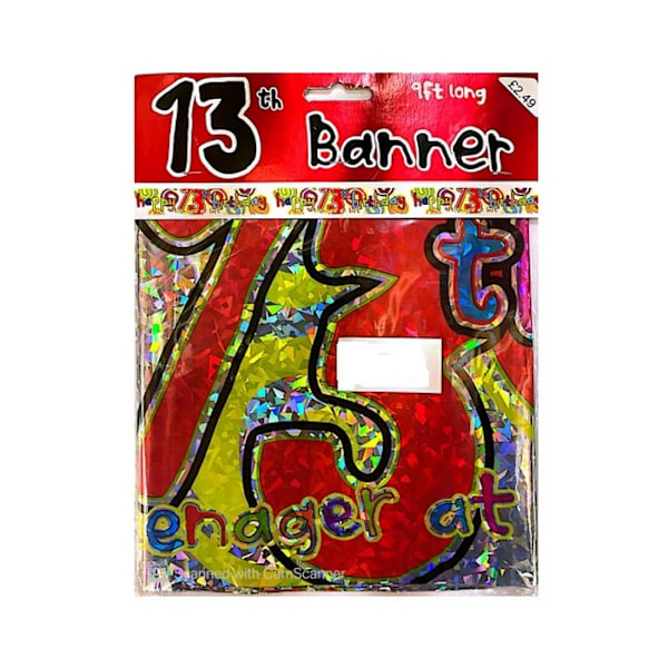 Kontrast 13:e födelsedagsbann One Size Flerfärgad Multicoloured One Size