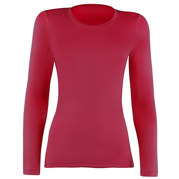 Rhino Dam/Damer Sports Baselayer Långärmad 12 Röd Red 12