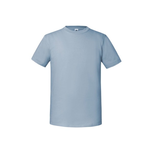 Fruit of the Loom Herr Iconic Premium Ringspunnen T-shirt i bomull 3 Mineral Blue 3XL