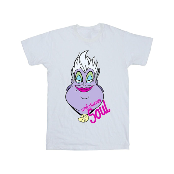 Disney Girls Villains Ursula Unfortunate Soul Bomull T-shirt 9- White 9-11 Years