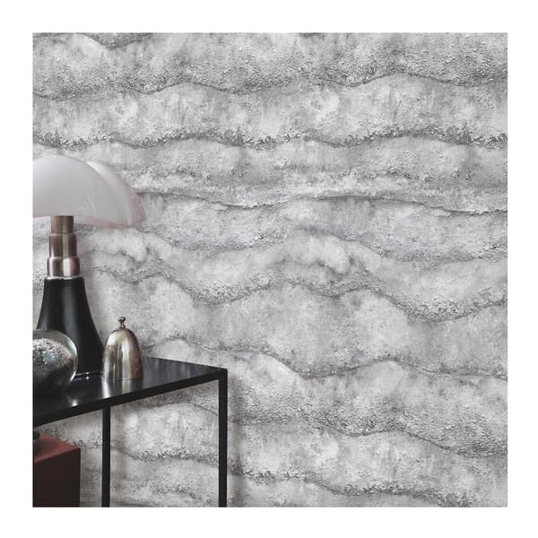 Debona Quartz Rustik Marmortapet 10m x 53cm Antracit Charcoal 10m x 53cm