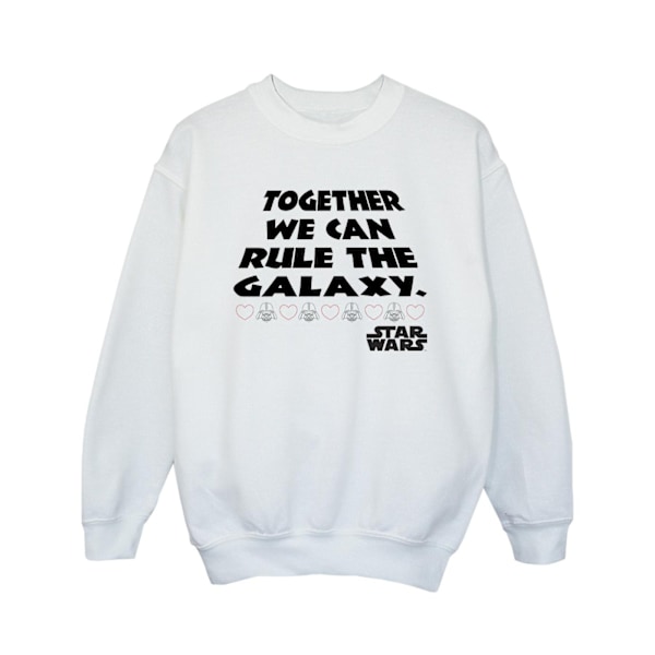 Star Wars Girls Together We Can Rule The Galaxy Sweatshirt 12-1 White 12-13 Years