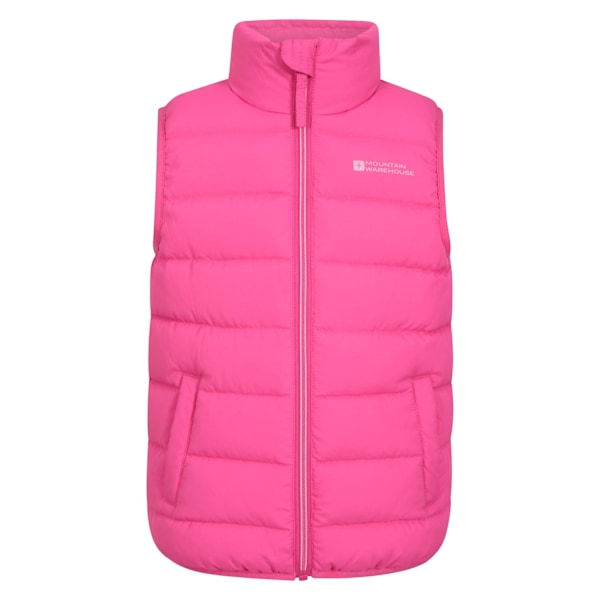Mountain Warehouse Barn/Barn Rocko Plain Padded Gilet 7-8 Pink 7-8 Years