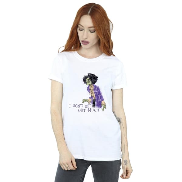 Disney Dam Hocus Pocus Don´t Get Out Much Bomull Boyf White 3XL