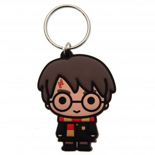 Harry Potter Chibi Gummi Harry Nyckelring One Size Brun/Kräm Brown/Cream One Size