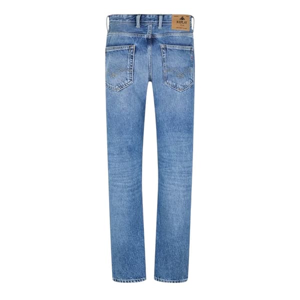Replay Herr 5 Fickor Regular Jeans 30S Ljusblå Light Blue 30S