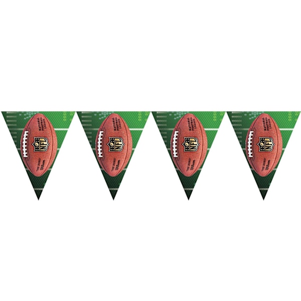 NFL Vimpel Party Vimpel En Storlek Grön/Brun Green/Brown One Size