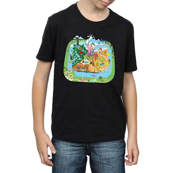 Disney Boys Zootropolis City T-Shirt 12-13 år Svart Black 12-13 Years