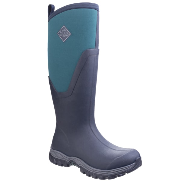 Muck Boots Dam/Dam Arctic Sport Tall II Pull On Wellingto Navy/Spruce 5 UK