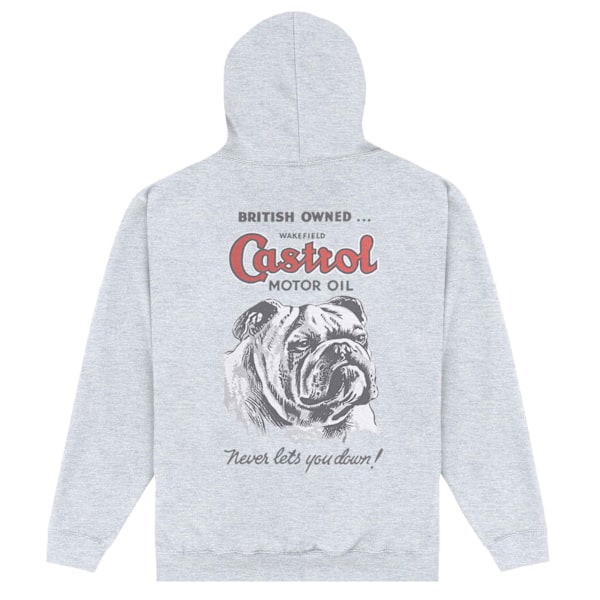 Castrol Unisex Vuxen Brittisk Ägd Hoodie XXL Heather Grey Heather Grey XXL