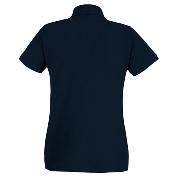 Fruit of the Loom Dam/Dam Lady Fit Kortärmad Polotröja Midnight Blue Small