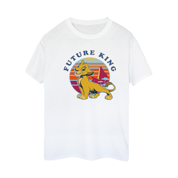 Disney Dam/Kvinnor Lejonkungen Framtida Kung Bomull Pojkvän White XL