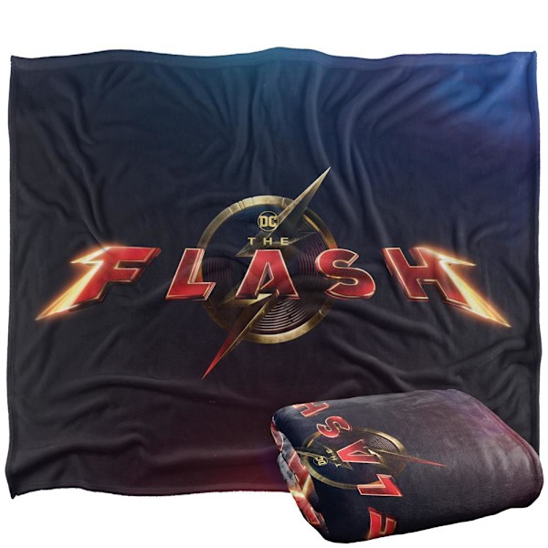 The Flash Logga Filt One Size Flerfärgad Multicoloured One Size