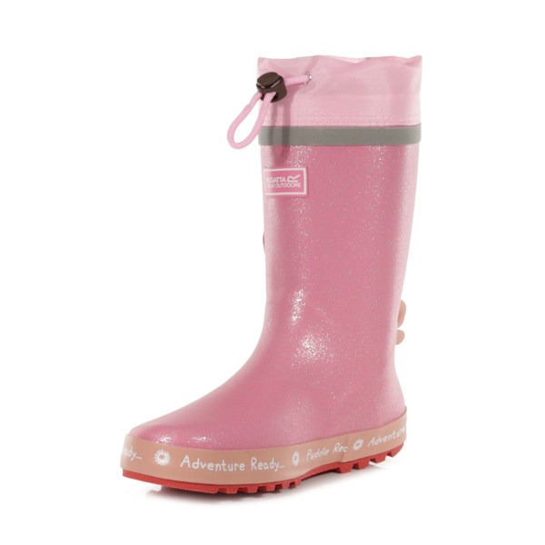 Regatta Barn/Barn Peppa Pig Dinosaurie Wellingtonstövlar 2 UK Pink 2 UK
