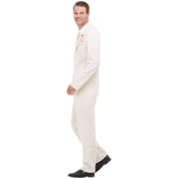 Smiffys Herr 20-tals Kostym L R Vit White L R