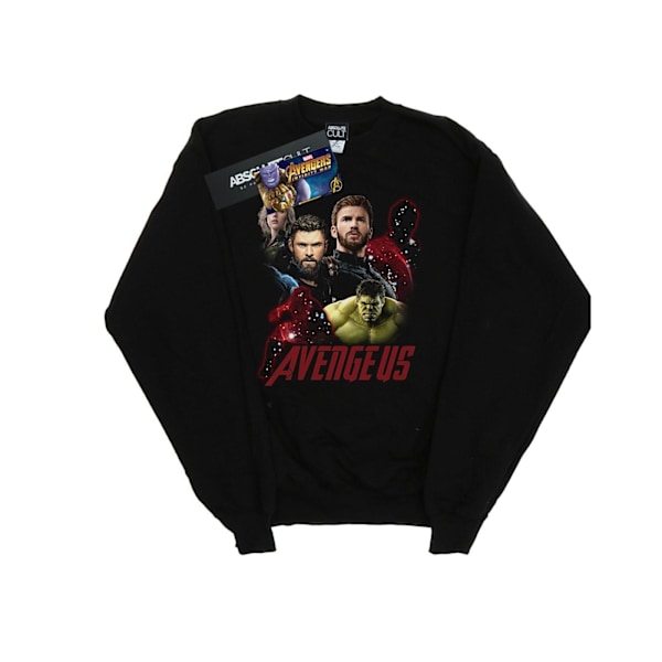 Marvel Girls Avengers Infinity War The Fallen Sweatshirt 5-6 år Black 5-6 Years