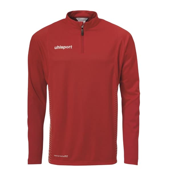 UHL Sport Herr Quarter Zip Regular Sweatshirt L Röd/Vit Red/White L