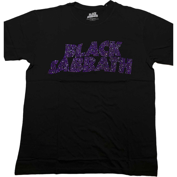 Black Sabbath Unisex Vuxen Embellished Logo T-Shirt XXL Svart Black XXL