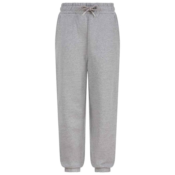 SF Minni Barn/Barn Sustainable Cuffed Ankle Jogging Bottoms Heather Grey 7-8 Years