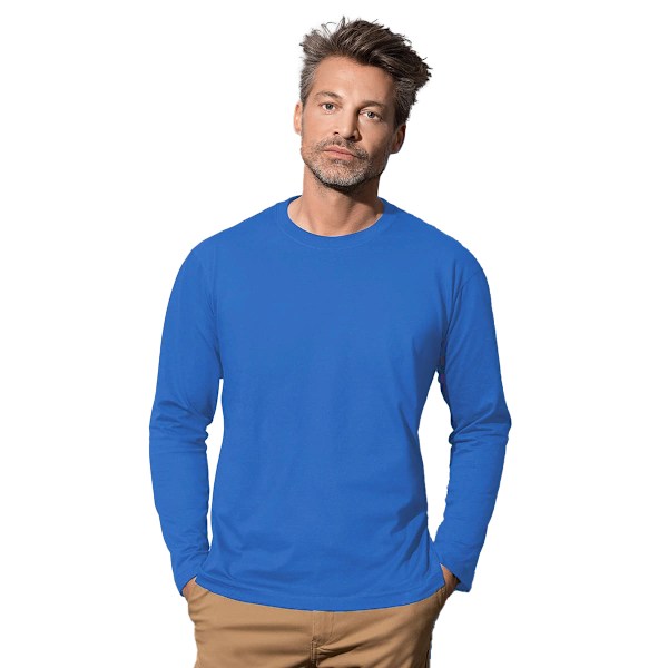 Stedman Classic Long Sleeved Tee M Bright Royal Bright Royal M