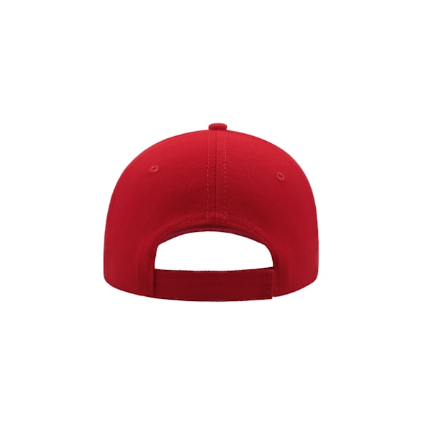 Atlantis Liberty Six Borstad Bomull 6 Panel Cap One Size Röd Red One Size