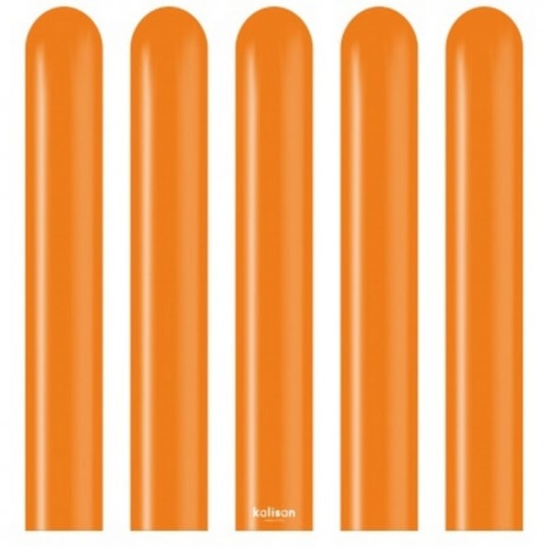 Kalisan Latex Modellering Ballonger (Förpackning om 100) En Storlek Orange Orange One Size