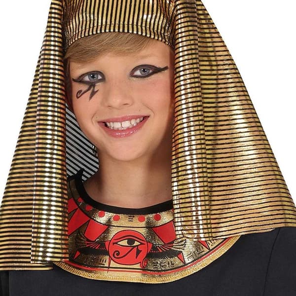 Fiestas Guirca Egyptisk Kostymset för Barn 5-6 År Bl Black/Gold 5-6 Years