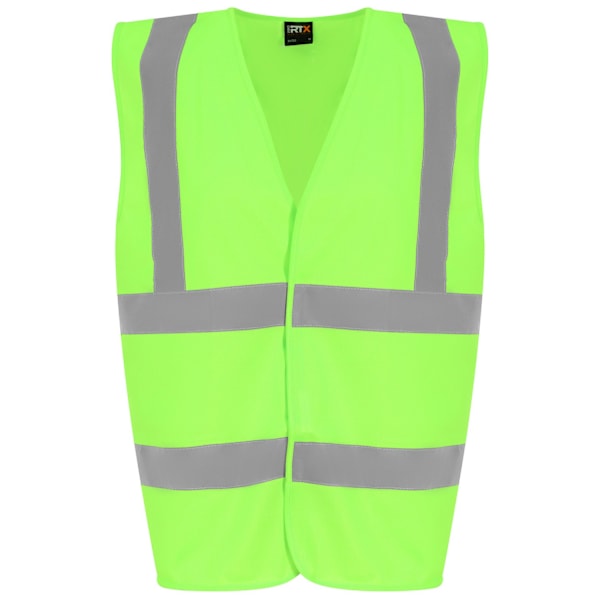 PRORTX Barn/Barn Reflekterande Hi-Vis Väst 10-12 År Lime Lime 10-12 Years