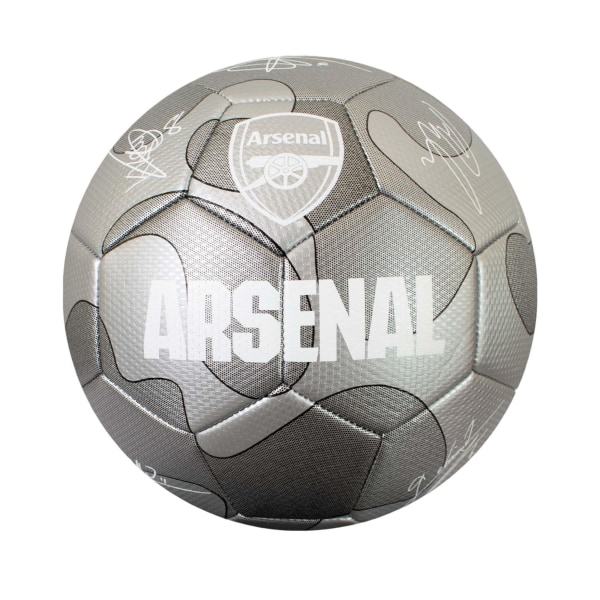 Arsenal FC Signature Football 5 Silver Silver 5