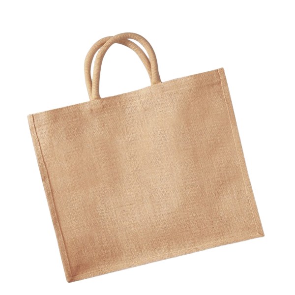 Westford Mill Jumbo Jute Shopper Bag (29 liter) (paket med 2) På Natural One Size