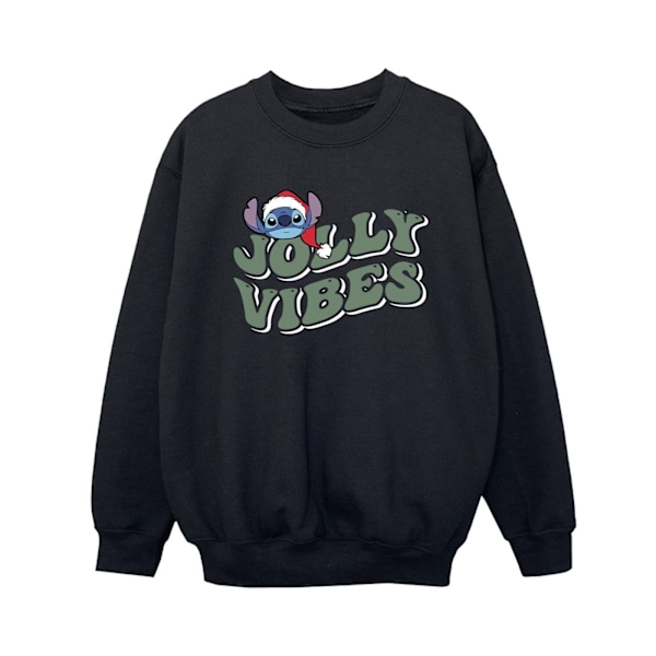 Disney Boys Lilo & Stitch Jolly Chilling Vibes Sweatshirt 3-4 år Black 3-4 Years