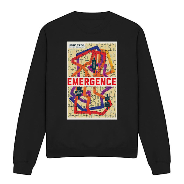 Star Trek Unisex Vuxen The Next Generation Säsong 7 Avsnitt 23 Black XL
