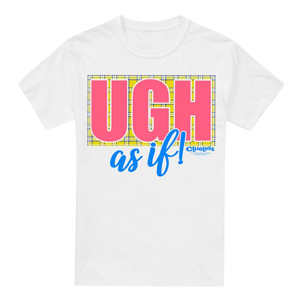 Clueless Herr Ugh As If T-Shirt L Vit White L