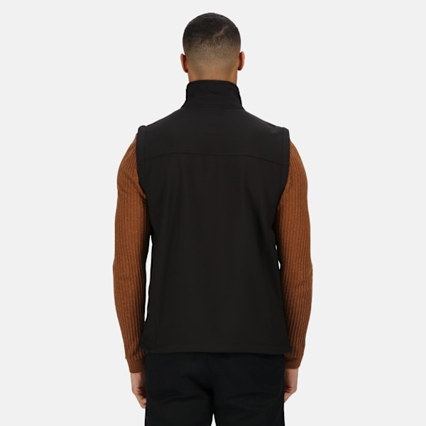 Regatta Professional Herr Softshell Kroppsvärmare M Helt Svart All Black M