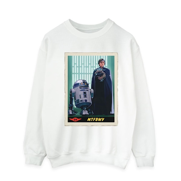 Star Wars Herr The Mandalorian MTFBWY Sweatshirt 4XL Vit White 4XL