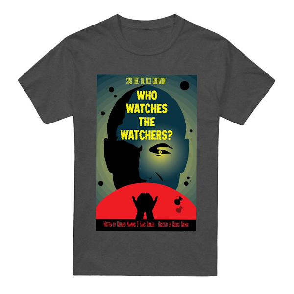 Star Trek Unisex Vuxen The Next Generation Säsong 3 Avsnitt 4 T-shirt Charcoal M