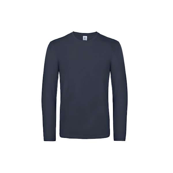 B&C Herr #E190 Långärmad T-shirt XXL Marinblå Navy XXL