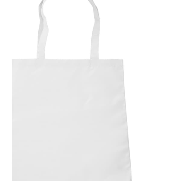 Bagbase Sublimering Shopper Bag (10 liter) (2-pack) En storlek White One Size