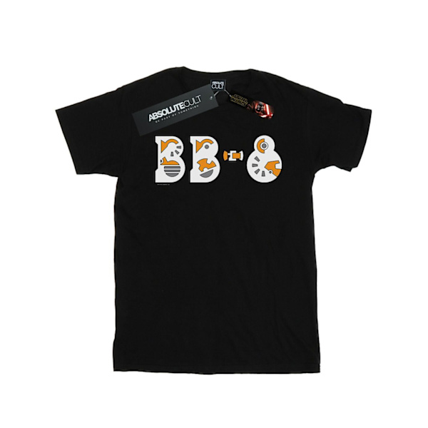 Star Wars Mens The Rise Of Skywalker BB-8 Text Logo T-Shirt XXL Black XXL