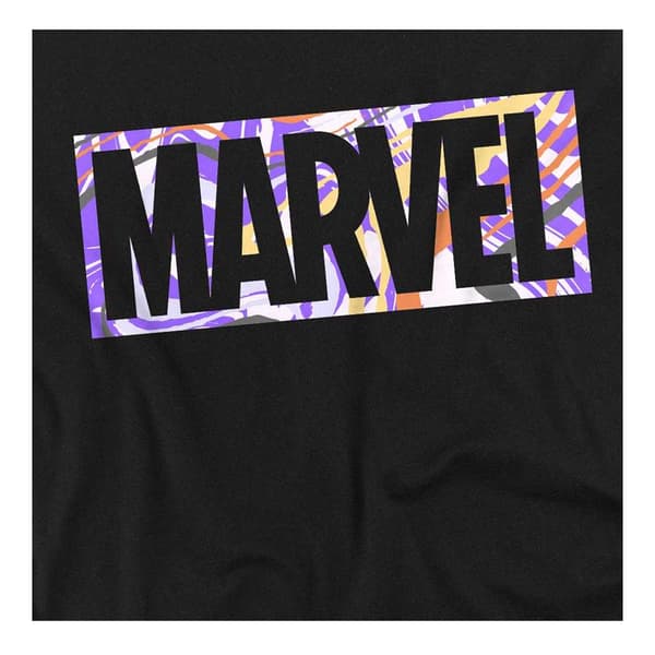 Marvel Barn/Kids Paint Brick Sweatshirt 5-6 år Svart Black 5-6 Years