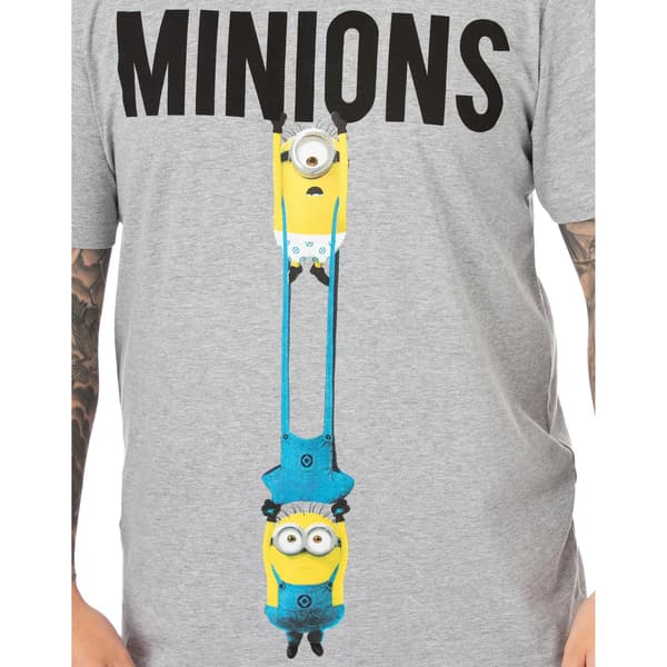 Minions Pyjamas Set S Ljusgrå/Mörkgrå Light Grey/Dark Grey S
