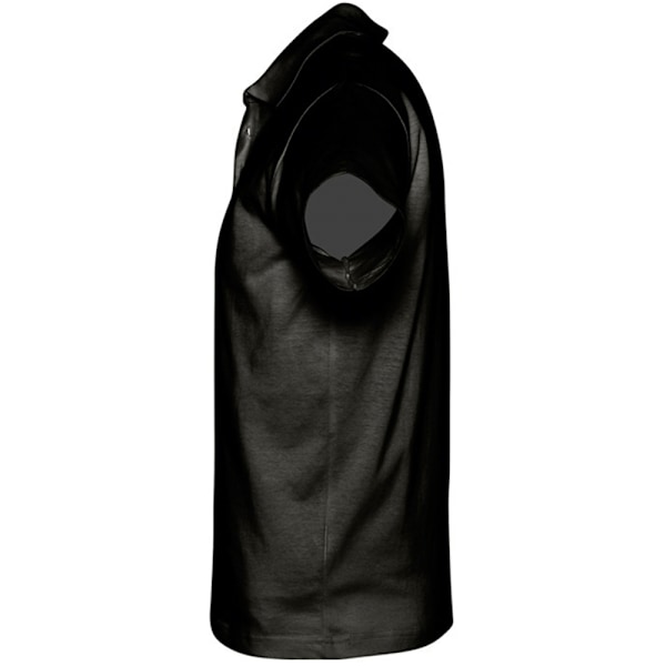 SOLS Prescott Jersey Kortärmad Poloskjorta XL Deep Black Deep Black XL